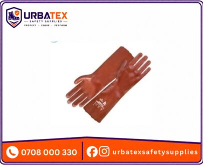 pvc red rubber gloves best price in kenya 4111x l xl urbatex safety supplies kenya