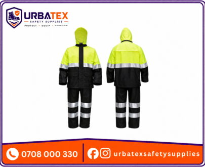 Reflective Rain Suit Kenya – 190T Nylon Waterproof Coat and Trouser Set