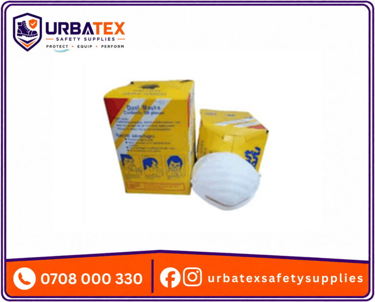 Taiwan Grade Disposable Dust Mask (Box of 50) — Light-Duty Nuisance Dust, Adjustable Nosepiece, Nairobi & Kenya