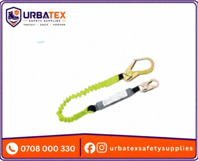 Vaultex Double Webbing Lanyard with Shock Absorber – Personal Fall Arrest Safety in Nairobi, Kenya