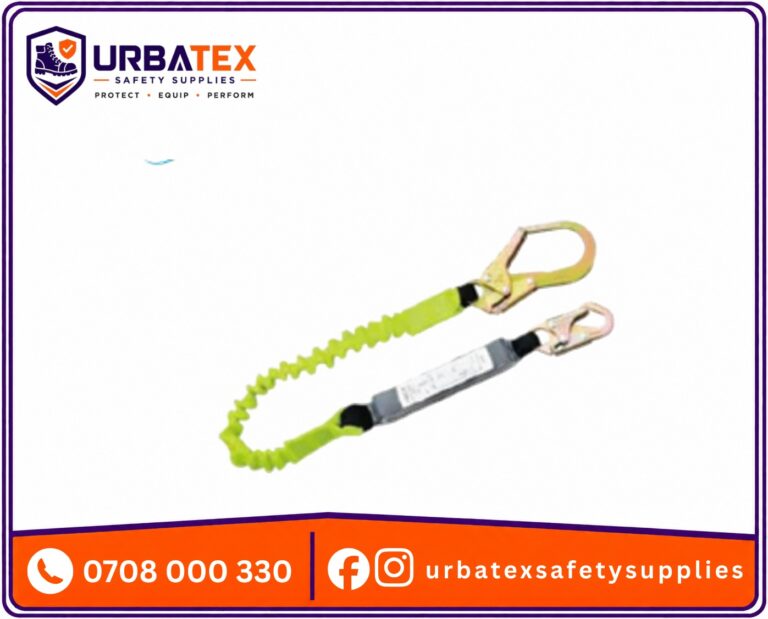 Vaultex Double Webbing Lanyard with Shock Absorber – Personal Fall Arrest Safety in Nairobi, Kenya