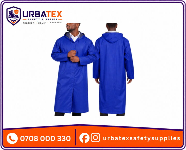 Waterproof Hooded Raincoat in Kenya – Locally Stitched PVC Rainwear for Riders & Outdoor Work