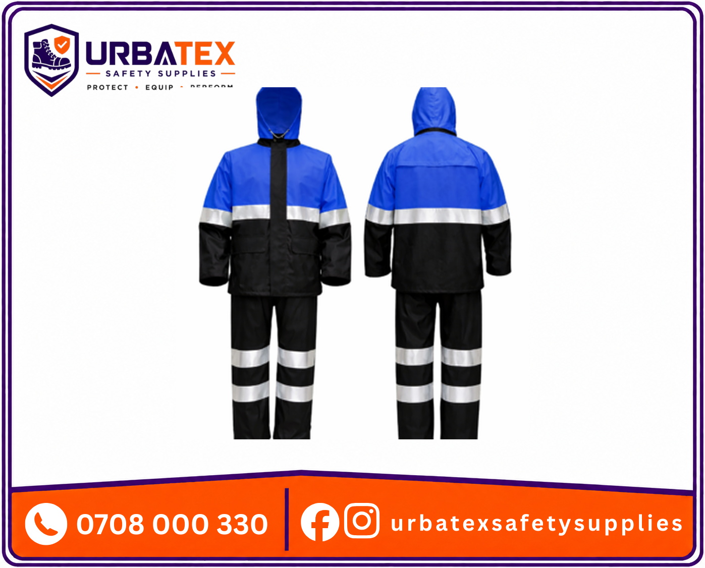 waterproof rider suit kenya 190t nylon hooded coat and trouser set kenya