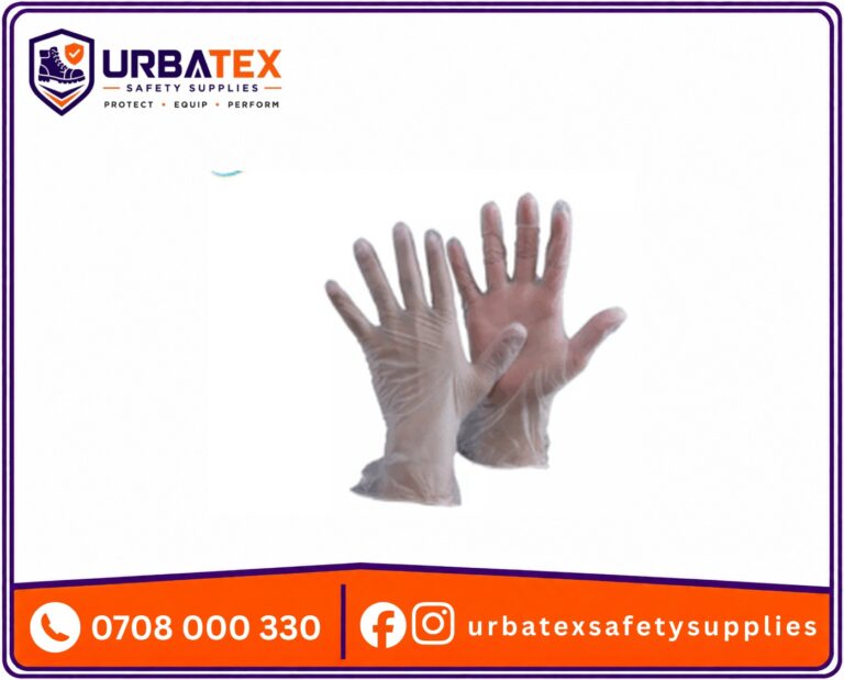 White Disposable nitrile Gloves