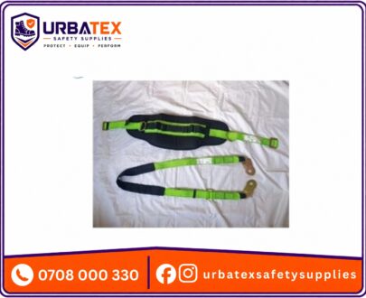 Work Positioning Set Nairobi (Lanyard + EN 358 Belt) — ANSI Z359.13 Webbing, 4–6 ft Adjustable
