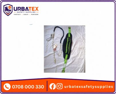 Work Positioning Systems Kenya — Lanyard with Rope-Grab + Comfort Waist Belt (EN 358)