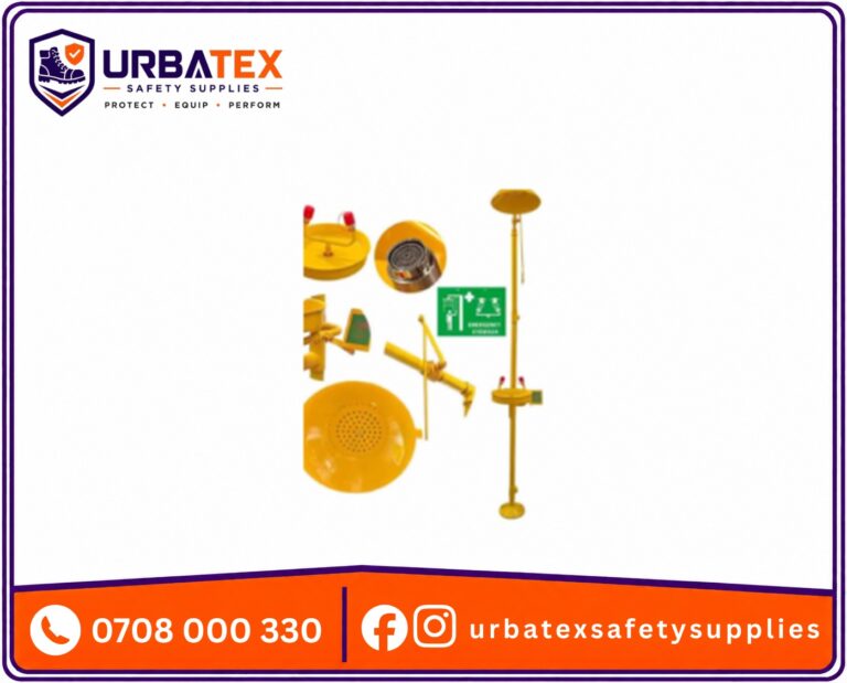 Yellow Stainless Steel Eyewash Station